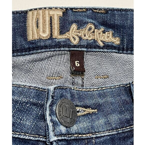 Kut From The Kloth Catherine Boyfriend‎ Jeans Mid Rise Dark Wash Size 6 Women's - Picture 2 of 16